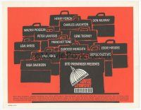 7s018 ADVISE & CONSENT TC '62 Otto Preminger, classic Saul Bass Washington Capitol artwork!