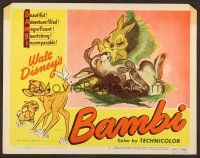 7s280 BAMBI LC #4 R48 Walt Disney cartoon deer classic, great image with Thumper!