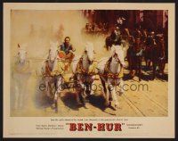 7s288 BEN-HUR LC #5 '60 Charlton Heston in the spectacular chariot race, William Wyler!