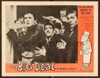 7s292 BIG DEAL ON MADONNA STREET LC #3 '61 classic Italian crime comedy directed by Monicelli!