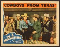 7s332 COWBOYS FROM TEXAS LC '39 Robert Livingston & Raymond Hatton capture bad guys!