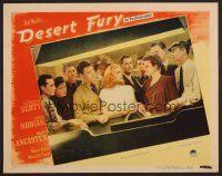 7s354 DESERT FURY LC #2 '47 Burt Lancaster, Lizabeth Scott & Mary Astor gambling at craps table!