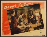 7s359 DESERT FURY LC #7 '47 Mary Astor, Wendell Corey & John Hodiak look at Lizabeth Scott!