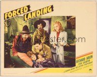 7s387 FORCED LANDING LC '41 super young Eva Gabor watches Richard Arlen with small boy!