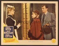 7s399 GASLIGHT LC '44 Joseph Cotten & Dame May Whitty look at maid Angela Lansbury!