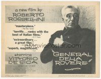 7s068 GENERAL DELLA ROVERE TC '61 Vittorio De Sica, Robert Rossellini's Il generale della rovere!