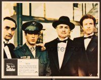 7s407 GODFATHER LC #2 '72 Marlon Brando, Al Pacino, James Caan & John Cazale at Connie's wedding!