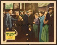 7s436 HOW GREEN WAS MY VALLEY LC '41 John Ford, Roddy McDowall & miners' families by Pidgeon!