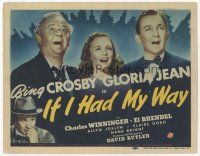 7s091 IF I HAD MY WAY TC '40 Bing Crosby, Gloria Jean & Charles Winninger over New York skyline!