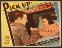 7s538 PICK UP LC '33 cab driver George Raft loves pretty ex-convict Sylvia Sidney!