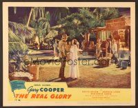 7s559 REAL GLORY LC '39 U.S. Army doctor Gary Cooper talks to pretty Andrea Leeds!