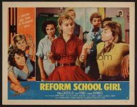 7s565 REFORM SCHOOL GIRL LC #3 '57 bad girl Luana Anders, Yvette Vickers, delinquent girls!