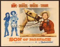 7s606 SON OF PALEFACE LC #4 '52 great close up of Roy Rogers & Trigger by fence!