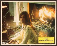 7s618 STEPFORD WIVES LC #5 '75 Katharine Ross in bath robe by fireplace, from Ira Levin's novel!