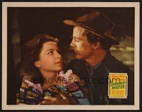 7s632 SWAMP WATER LC '41 Jean Renoir, close up of Dana Andrews & pretty young Anne Baxter!