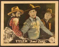 7s654 TOM'S GANG LC '27 two wacky bad guys are hurting grimacing cowboy Tom Tyler!