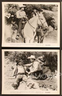 7t311 ABILENE TRAIL 15 8x10 stills '51 cowboy Whip Wilson on horseback, Andy Clyde