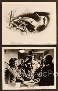 7t369 ACT OF VIOLENCE 13 8x10 stills '49 Fred Zinnemann, Janet Leigh, Van Heflin, cool art!