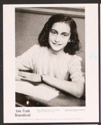 7t676 ANNE FRANK REMEMBERED 6 8x10 stills '95 WWII documentary, great photos!