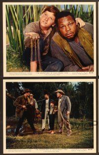 7t181 ADVENTURES OF HUCKLEBERRY FINN 10 color Eng/US 8x10 stills '60 Tony Randall, Hodges, Moore!
