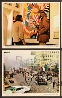 7t203 ALEX IN WONDERLAND 8 color Eng/US 8x10 stills '71 Donald Sutherland, Jeanne Moreau!