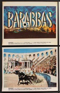 7t152 BARABBAS 12 color 8x10 stills '62 Richard Fleischer, Anthony Quinn, Silvana Mangano!