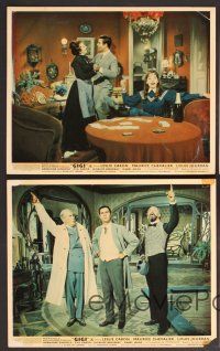 7t076 GIGI 4 English FOH LCs '58 Leslie Caron, Louis Jourdan, Maurice Chevalier, Eva Gabor!