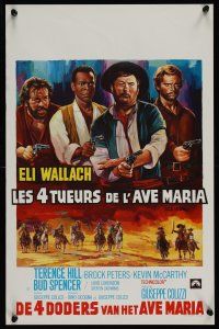 7w508 ACE HIGH Belgian '69 i Quattro dell'Ave Maria, Eli Wallach, Terence Hill, spaghetti western!