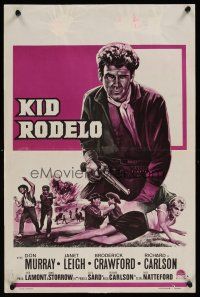 7w624 KID RODELO Belgian '66 different artwork of Don Murray, sexy Janet Leigh!