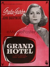 7w349 GRAND HOTEL Danish R60s Greta Garbo, John & Lionel Barrymore, Joan Crawford