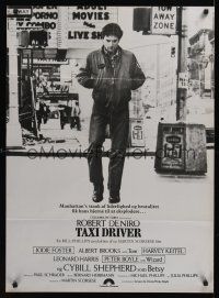7w400 TAXI DRIVER Danish '76 cool image of Robert De Niro, directed by Martin Scorsese!