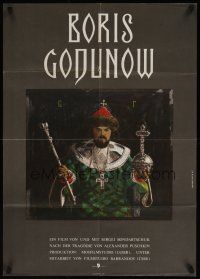 7w025 BORIS GODUNOV East German 23x32 '87 Sergei Bondarchuk, different Handschick art!