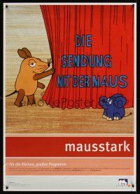 7w078 DIE SENDUNG MIT DER MAUS TV German '00s Gert K. Muntefering, great cartoon art!