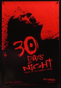 7x010 30 DAYS OF NIGHT teaser DS 1sh '09 Josh Hartnett & Melissa George hunt vampires in Alaska!