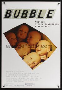 7x121 BUBBLE DS 1sh '05 Steven Soderbergh, creepy image of doll heads!
