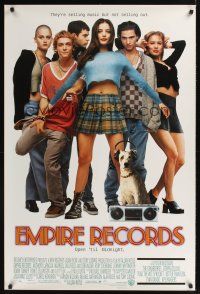7x204 EMPIRE RECORDS DS 1sh '95 Liv Tyler, Anthony LaPaglia, Renee Zellweger, Ethan Embry!