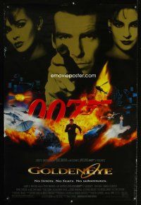 7x271 GOLDENEYE 1sh '95 Pierce Brosnan as secret agent James Bond 007, cool images!