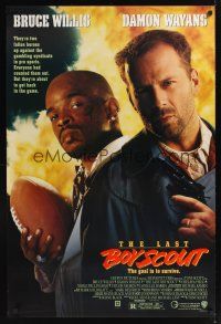 7x399 LAST BOY SCOUT DS 1sh '91 Bruce Willis, Damon Wayans, Chelsea Field, football & gambling!