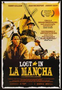 7x425 LOST IN LA MANCHA 1sh '02 documentary about director Terry Gilliam!