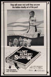 7x428 LOST KUNG FU SECRETS 1sh '80 Chi Lo, uncover the hidden deadly art of the past!