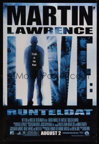 7x440 MARTIN LAWRENCE LIVE: RUNTELDAT advance DS 1sh '02 many great images of Martin Lawrence!