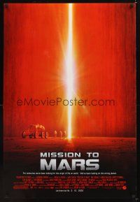 7x458 MISSION TO MARS advance DS 1sh '00 Brian De Palma, Gary Sinise, Tim Robbins, Don Cheadle!