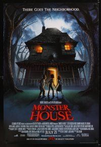 7x463 MONSTER HOUSE advance DS 1sh '06 there goes the neighborhood, see it in 3-D!