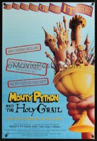 7x464 MONTY PYTHON & THE HOLY GRAIL English 1sh R01 Terry Gilliam, John Cleese, great wacky art!