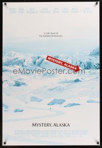 7x472 MYSTERY ALASKA DS 1sh '99 Russell Crowe's small town hockey team vs. the New York Rangers!