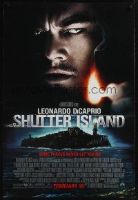 7x578 SHUTTER ISLAND rated advance DS 1sh '10 Scorsese, DiCaprio, some places never let you go!