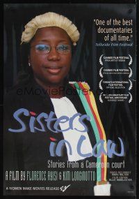 7x587 SISTERS IN LAW 1sh '05 Cameroon female judicial workers documentary!