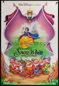 7x594 SNOW WHITE & THE SEVEN DWARFS DS 1sh R93 Walt Disney animated cartoon fantasy classic!