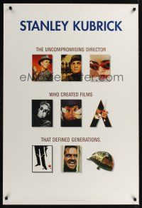 7x605 STANLEY KUBRICK COLLECTION video 1sh '99 Paths of Glory, Dr. Strangelove, 2001!