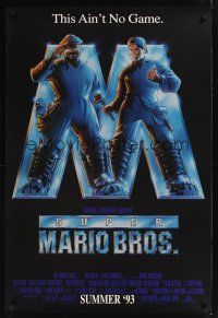 7x630 SUPER MARIO BROS advance DS 1sh '93 Hoskins, Leguizamo, Chorney art of Nintendo characters!